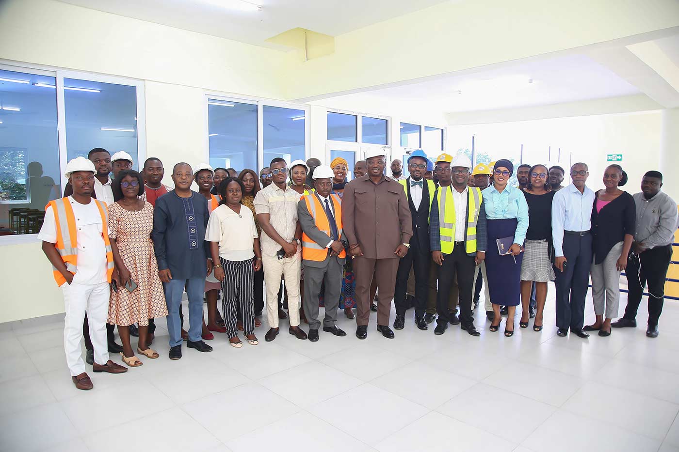 A group picture of stakeholders after the ceremony