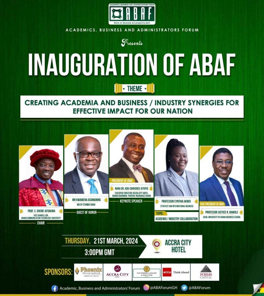 Invitation To Inauguration Of ABAF - GCTU