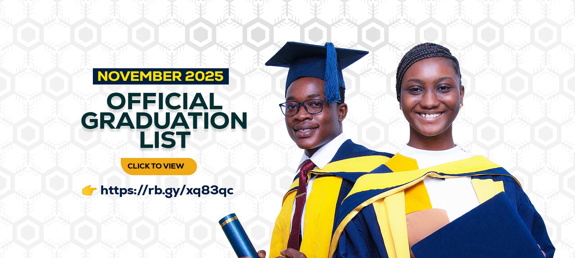 Official Graduation List (November 2025) Released